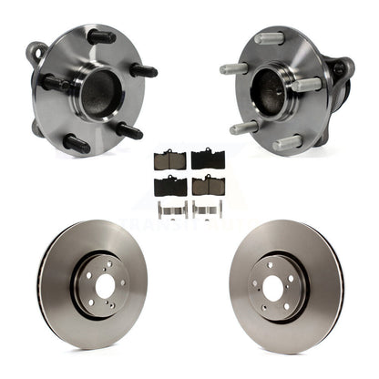 Hub Bearing Brake Rotor & Pad Front Kit (5Pc) For Lexus IS350 GS350 GS450h GS430