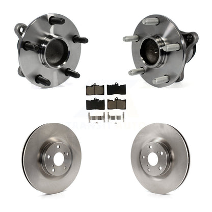 Hub Bearing Brake Rotor & Pad Front Kit (5Pc) For Lexus IS350 GS350 GS450h GS460