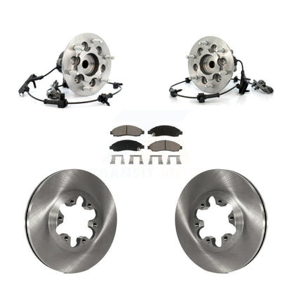 Hub Bearing Disc Brake Rotor Pad Front Kit For Chevrolet Colorado GMC Canyon RWD