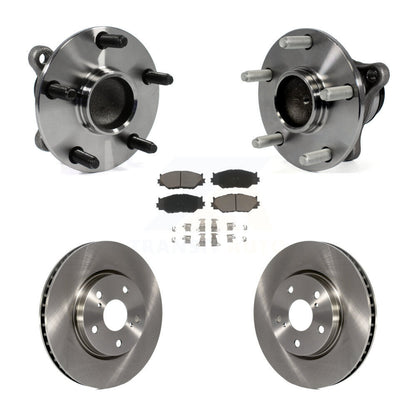 Hub Bearing Assembly Disc Brake Rotors And Pads Front Kit For Lexus IS250 RWD