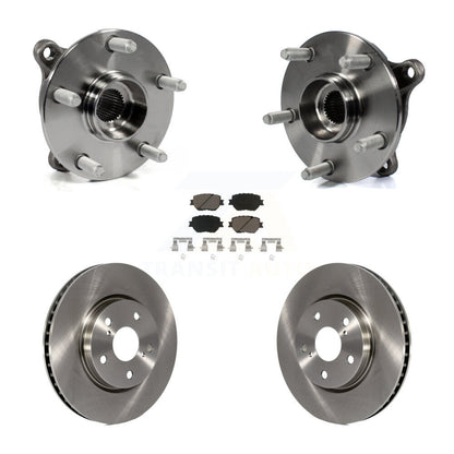 Hub Bearing Assembly Disc Brake Rotor And Ceramic Pads Front Kit For Lexus IS250