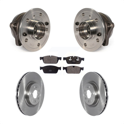 Hub Bearing Assembly Brake Rotor & Pads Front Kit For 2017 Mercedes-Benz GLS350d