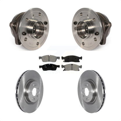 Hub Bearing Disc Brake Rotor Pad Front Kit For Mercedes-Benz GL350 GLE400 GLS450