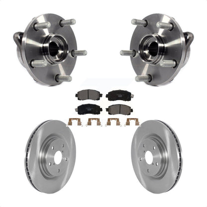 Hub Bearing Disc Brake Rotor & Pads Front Kit For Subaru Forester Outback Legacy