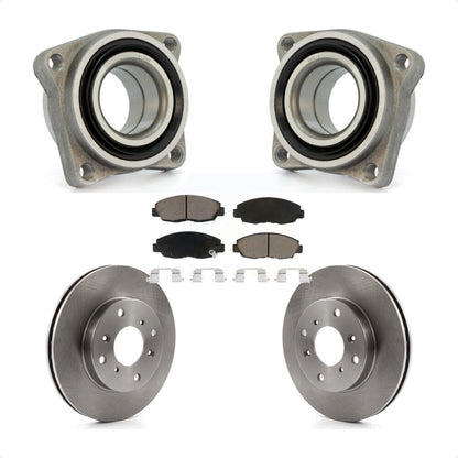 Wheel Bearing Assembly Brake Rotor And Pad Front Kit For 1998-1999 Acura CL 2.3L