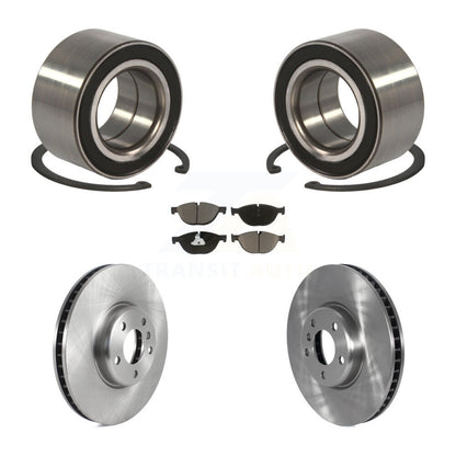 Wheel Bearing Disc Brake Rotors And Ceramic Pads Front Kit For 2012 BMW 650i