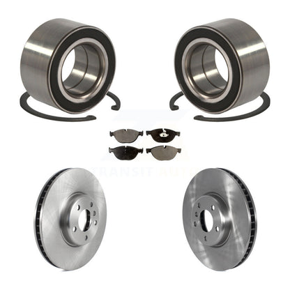Wheel Bearing Disc Brake Rotors And Ceramic Pads Front Kit For 2012 BMW 650i