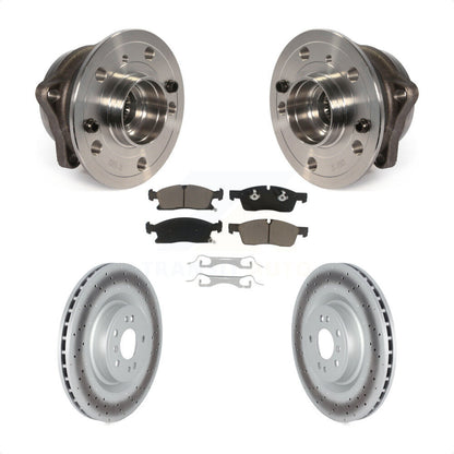 Hub Bearing Coat Brake Rotor Pad Front Kit For Mercedes-Benz ML350 GLE350 GLE400