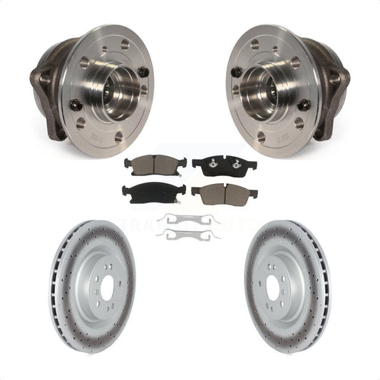 Hub Bearing Coat Brake Rotor Pad Front Kit For Mercedes-Benz ML350 GLE350 GLE400