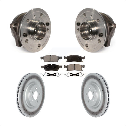 Hub Bearing Coat Brake Rotor Pad Front Kit For Mercedes-Benz ML350 GLE350 GLE400
