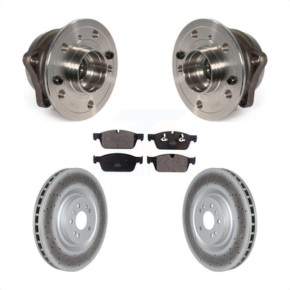 Hub Bearing Coated Brake Rotor Pad Front Kit For Mercedes-Benz GL350 GL550 ML550