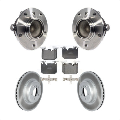 Hub Bearing Coated Brake Rotor Pad Front Kit For BMW 335i 435i M240i 340i 440i 3