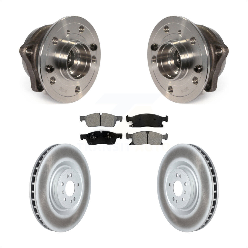 Hub Bearing Coat Brake Rotor Pads Front Kit For Mercedes-Benz ML350 GLS450 ML400
