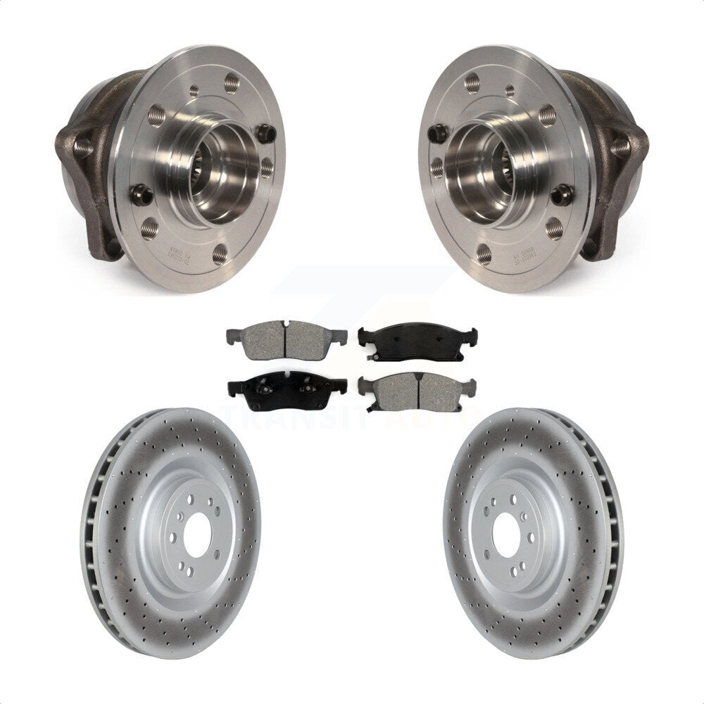 Hub Bearing Coat Brake Rotor Pads Front Kit For Mercedes-Benz ML350 GLS450 ML400