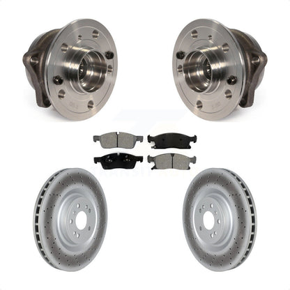 Hub Bearing Coat Brake Rotor Pads Front Kit For Mercedes-Benz ML350 GLS450 ML400