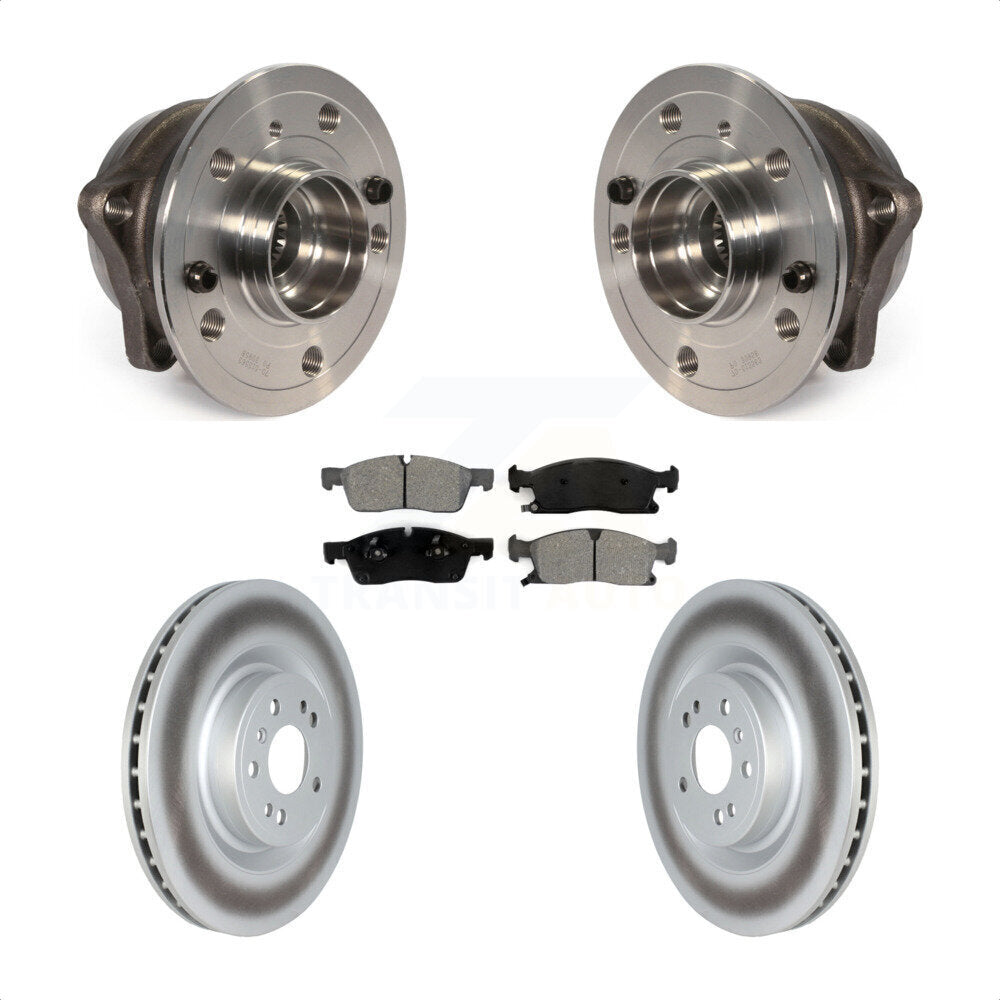 Hub Bearing Coat Brake Rotor Pad Front Kit For Mercedes-Benz ML350 GLE350 GLE400