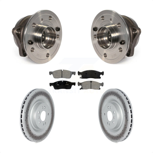 Hub Bearing Coat Brake Rotor Pad Front Kit For Mercedes-Benz ML350 GLE350 GLE400