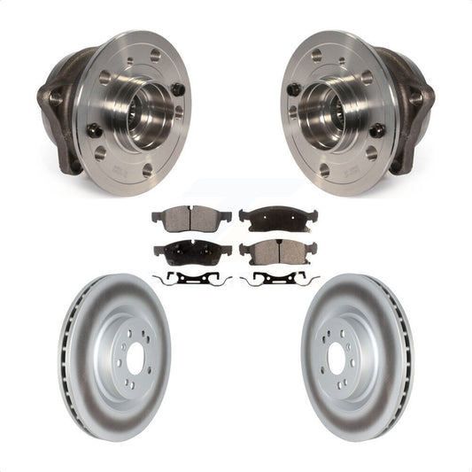 Hub Bearing Coat Brake Rotor Pad Front Kit For Mercedes-Benz ML350 GLE350 GLE400