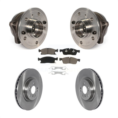 Hub Bearing Disc Brake Rotor Pad Front Kit For Mercedes-Benz ML350 GLE350 GLE400