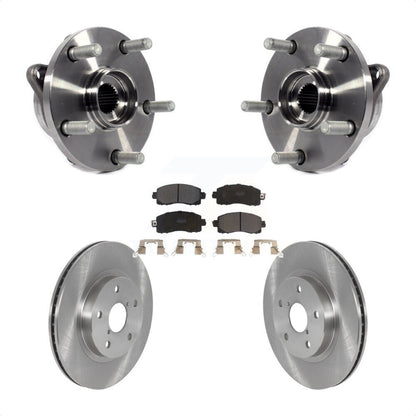Hub Bearing Assembly Disc Brake Rotors And Pads Front Kit For Subaru Forester