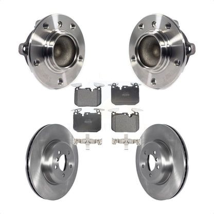 Hub Bearing Brake Rotor & Pad Front Kit For BMW 335i 435i M240i 340i 440i 3 Gran