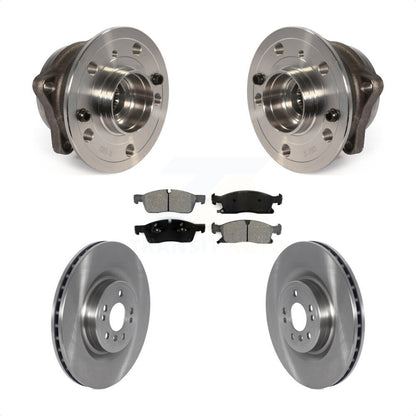 Hub Bearing Disc Brake Rotor Pad Front Kit For Mercedes-Benz ML350 GLE350 GLE400