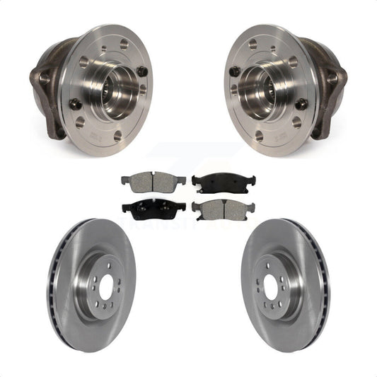 Hub Bearing Disc Brake Rotor Pad Front Kit For Mercedes-Benz ML350 GLE350 GLE400