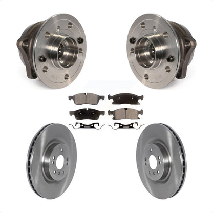 Hub Bearing Disc Brake Rotor Pad Front Kit For Mercedes-Benz ML350 GLE350 GLE400