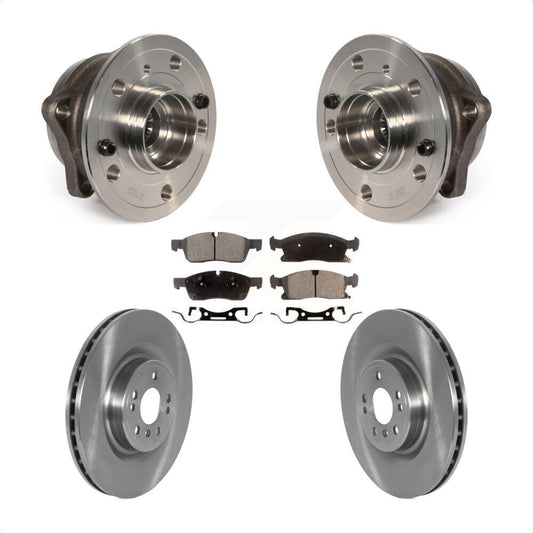 Hub Bearing Disc Brake Rotor Pad Front Kit For Mercedes-Benz ML350 GLE350 GLE400