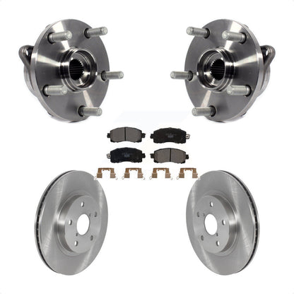 Hub Bearing Assembly Disc Brake Rotors And Pads Front Kit For Subaru Forester