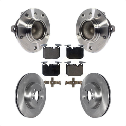 Hub Bearing Brake Rotor & Pad Front Kit For BMW 335i 435i M240i 340i 440i 3 Gran