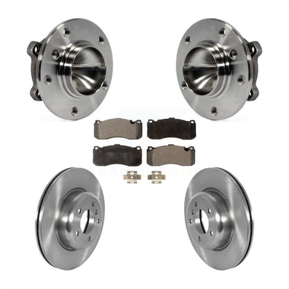 Hub Bearing Assembly Disc Brake Rotors And Pads Front Kit For BMW 135i 135is