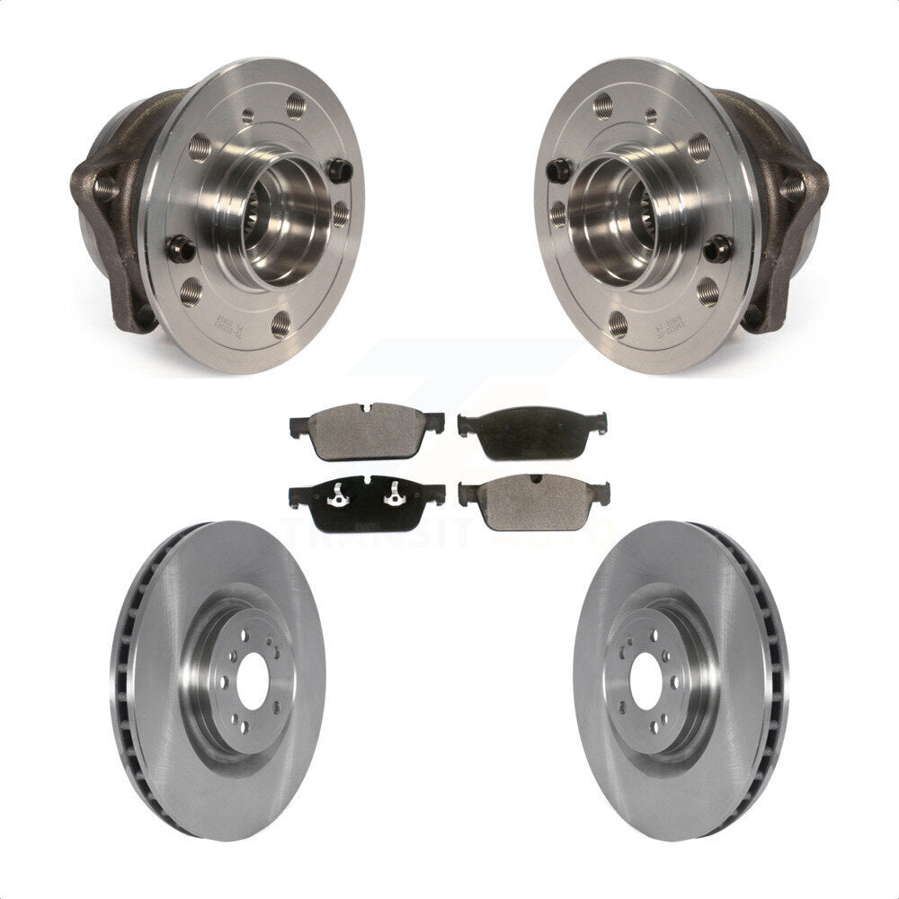 Hub Bearing Brake Rotor Pads Front Kit For Mercedes-Benz GL350 GL550 ML550 GL450