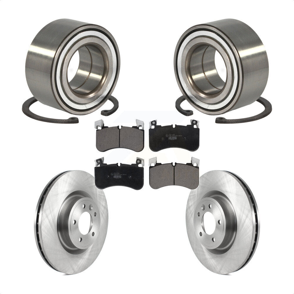 Wheel Bearing Brake Rotor And Pad Front Kit For Land Rover Range Sport Discovery