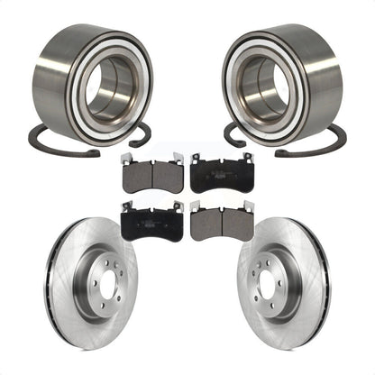 Wheel Bearing Brake Rotor And Pad Front Kit For Land Rover Range Sport Discovery