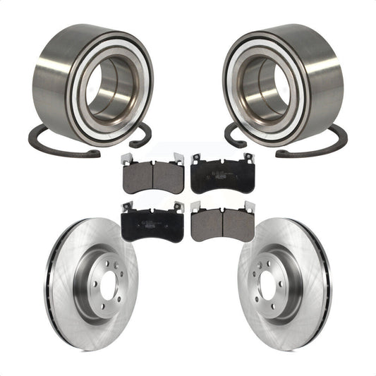 Wheel Bearing Brake Rotor And Pad Front Kit For Land Rover Range Sport Discovery