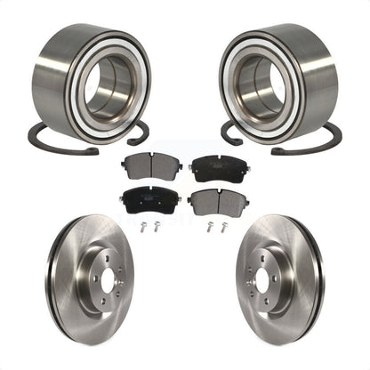 Wheel Bearing Disc Brake Rotors And Pads Front Kit For 2018 Jaguar E-Pace S/SE