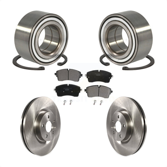 Wheel Bearing Disc Brake Rotors And Pads Front Kit For 2018 Jaguar E-Pace S/SE