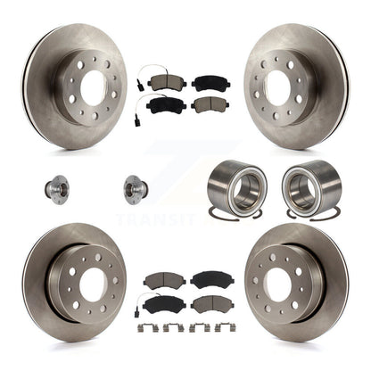 Hub Bearing Brake Rotor & Pads Front Rear Kit (10Pc) For Ram ProMaster 2500 3500