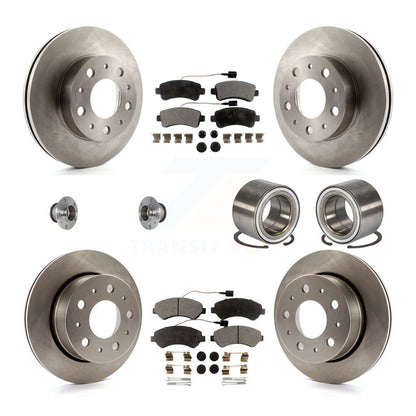 Hub Bearing Brake Rotor & Pads Front Rear Kit (10Pc) For Ram ProMaster 2500 3500