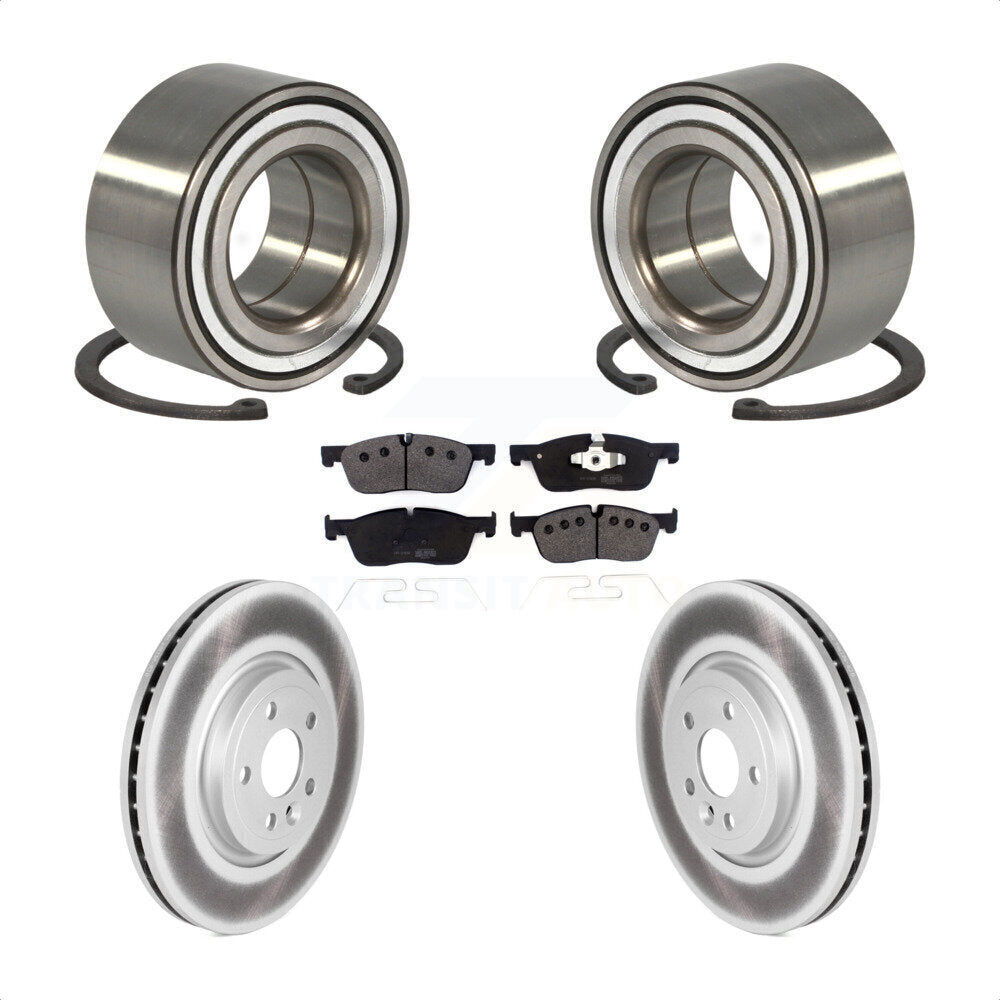Wheel Bearing Coat Brake Rotor Pads Front Kit For 18 Land Rover Range Velar 2.0L