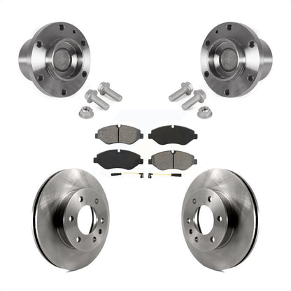 Hub Bearing Disc Brake Rotor Pad Front Kit For Sprinter 2500 Mercedes-Benz Dodge