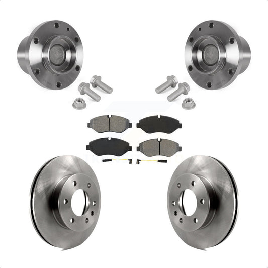 Hub Bearing Disc Brake Rotor Pad Front Kit For Sprinter 2500 Mercedes-Benz Dodge