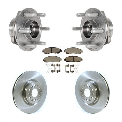 Hub Bearing Disc Brake Rotor & Pads Front Kit For Cadillac XT5 Buick Enclave XT6
