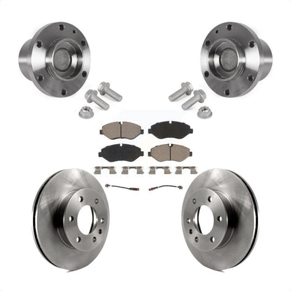 Hub Bearing Disc Brake Rotor Pad Front Kit For Sprinter 2500 Mercedes-Benz Dodge
