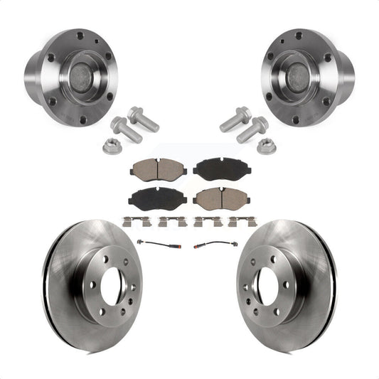 Hub Bearing Disc Brake Rotor Pad Front Kit For Sprinter 2500 Mercedes-Benz Dodge