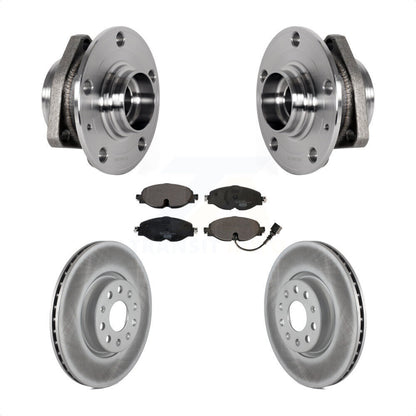 Hub Bearing Assembly Coat Brake Rotor Pad Front Kit For Audi A3 Sportback e-tron