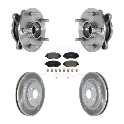 Hub Bearing Coated Brake Rotor Pad Front Kit For Toyota Camry Lexus ES250 Avalon