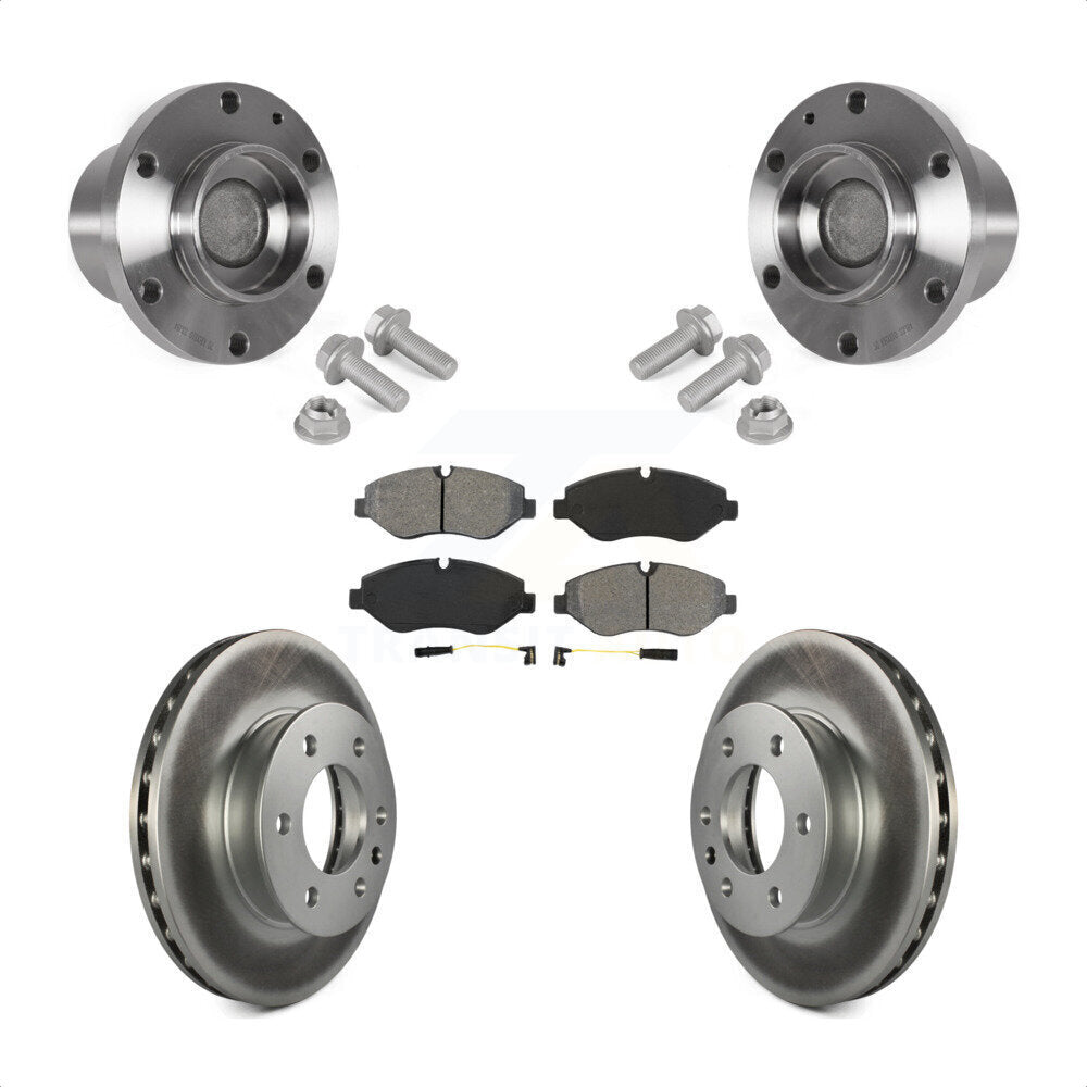 Hub Bearing Coat Brake Rotor Pad Front Kit For Sprinter 2500 Mercedes-Benz Dodge