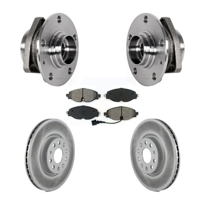 Hub Bearing Assembly Coat Brake Rotor Pad Front Kit For Audi A3 Sportback e-tron